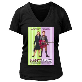 Freaky Friday (2003) Women's Deep V-Neck TShirt