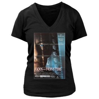 Gods and Monsters (1998) Women's Deep V-Neck TShirt