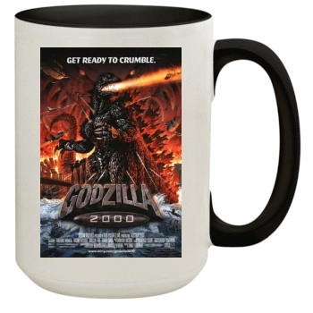 Godzilla 2000 (2000) 15oz Colored Inner & Handle Mug