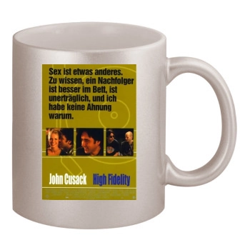 High Fidelity (2000) 11oz Metallic Silver Mug