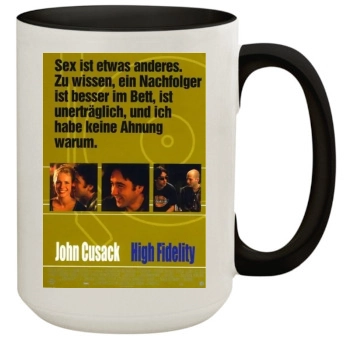 High Fidelity (2000) 15oz Colored Inner & Handle Mug