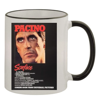 Scarface (1983) 11oz Colored Rim & Handle Mug