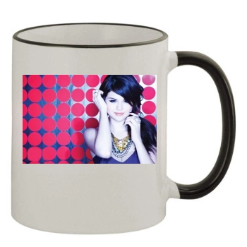 Selena Gomez 11oz Colored Rim & Handle Mug