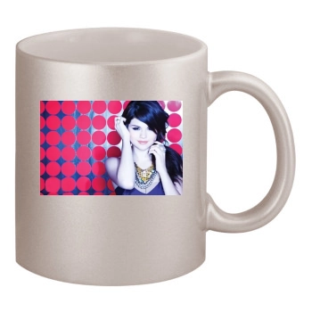 Selena Gomez 11oz Metallic Silver Mug