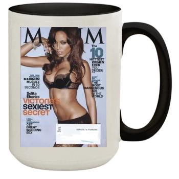 Selita Ebanks 15oz Colored Inner & Handle Mug