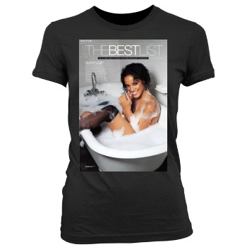 Selita Ebanks Women's Junior Cut Crewneck T-Shirt