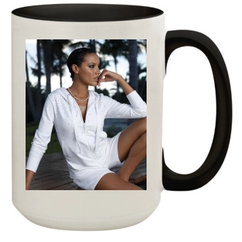 Selita Ebanks 15oz Colored Inner & Handle Mug