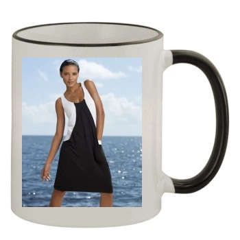 Selita Ebanks 11oz Colored Rim & Handle Mug