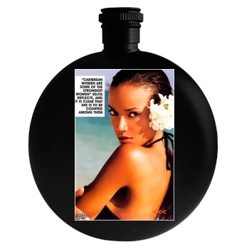 Selita Ebanks Round Flask