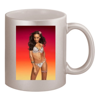 Selita Ebanks 11oz Metallic Silver Mug