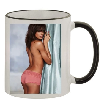 Selita Ebanks 11oz Colored Rim & Handle Mug