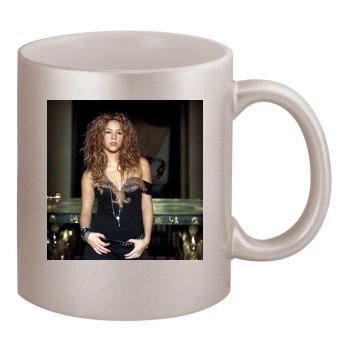 Shakira 11oz Metallic Silver Mug