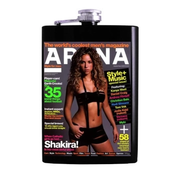 Shakira Hip Flask