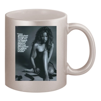 Shakira 11oz Metallic Silver Mug