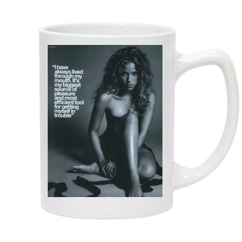 Shakira 14oz White Statesman Mug