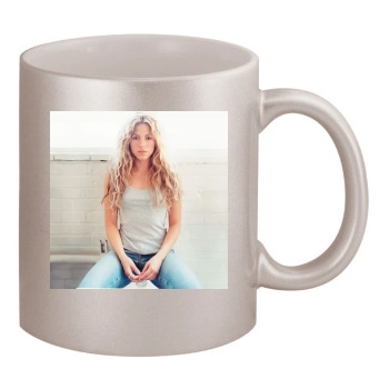 Shakira 11oz Metallic Silver Mug