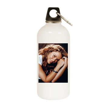 Shakira White Water Bottle With Carabiner