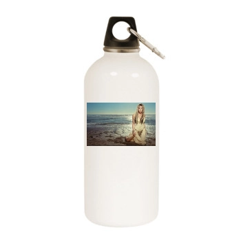 Shakira White Water Bottle With Carabiner