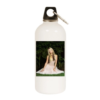 Shakira White Water Bottle With Carabiner