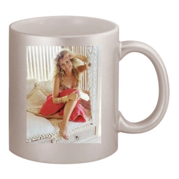 Shakira 11oz Metallic Silver Mug