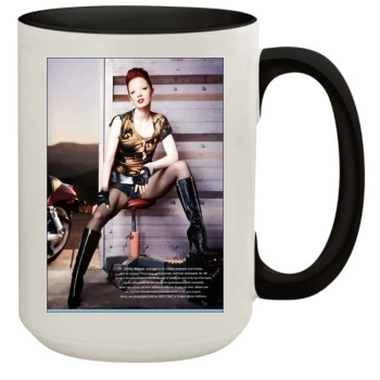 Shirley Manson 15oz Colored Inner & Handle Mug