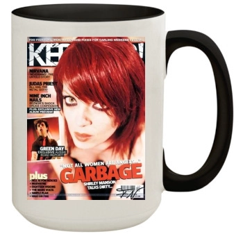 Shirley Manson 15oz Colored Inner & Handle Mug