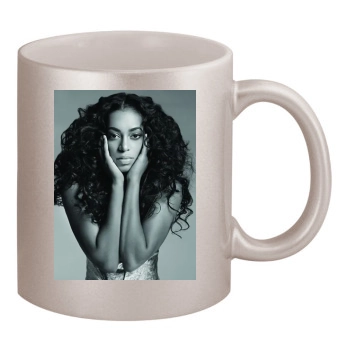 Solange Knowles 11oz Metallic Silver Mug