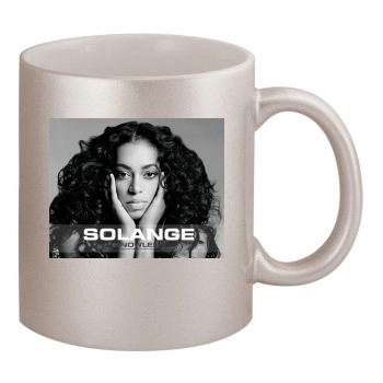 Solange Knowles 11oz Metallic Silver Mug