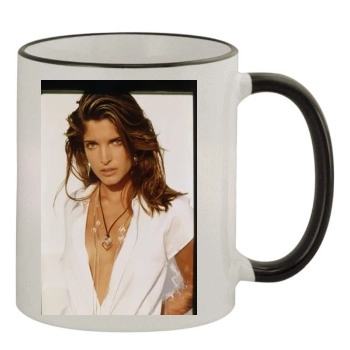 Stephanie Seymour 11oz Colored Rim & Handle Mug