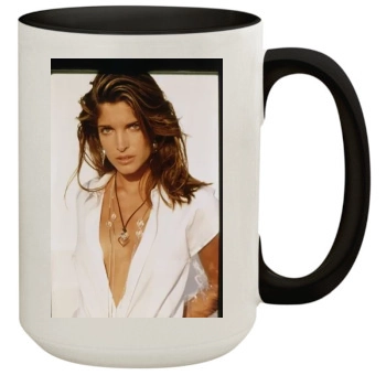 Stephanie Seymour 15oz Colored Inner & Handle Mug