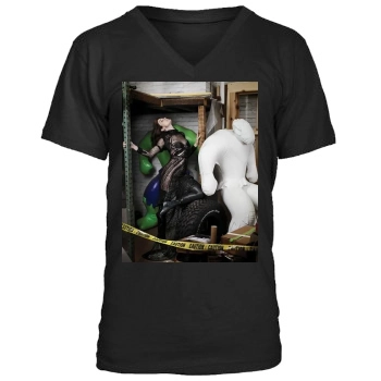 Stephanie Seymour Men's V-Neck T-Shirt