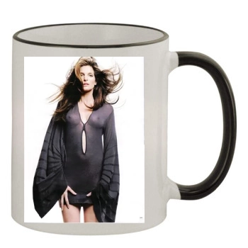 Stephanie Seymour 11oz Colored Rim & Handle Mug