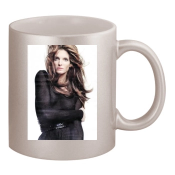 Stephanie Seymour 11oz Metallic Silver Mug