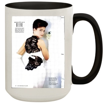 Stephanie Seymour 15oz Colored Inner & Handle Mug