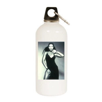 Toni Braxton White Water Bottle With Carabiner