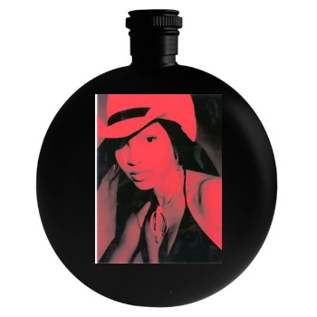 Toni Braxton Round Flask