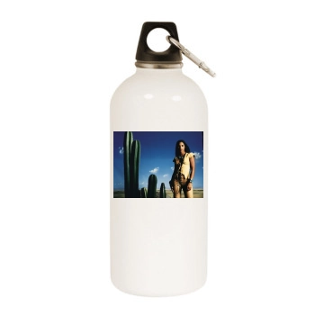 Toni Braxton White Water Bottle With Carabiner