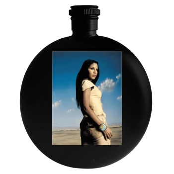 Toni Braxton Round Flask