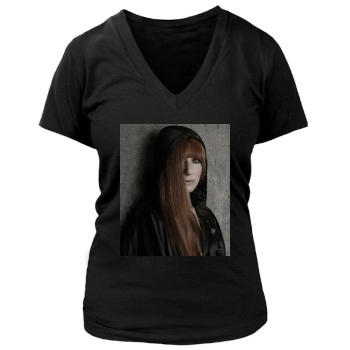 Tori Amos Women's Deep V-Neck TShirt