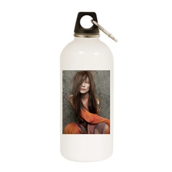 Tori Amos White Water Bottle With Carabiner