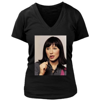 Tori Amos Women's Deep V-Neck TShirt