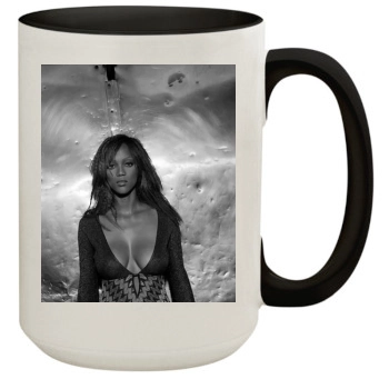 Tyra Banks 15oz Colored Inner & Handle Mug