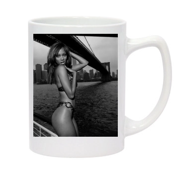 Tyra Banks 14oz White Statesman Mug