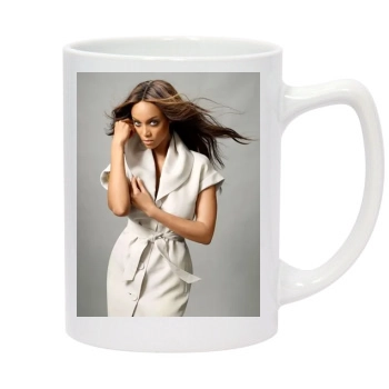 Tyra Banks 14oz White Statesman Mug