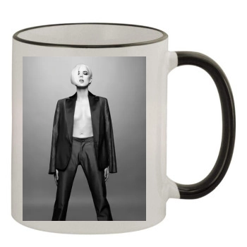 Agyness Deyn 11oz Colored Rim & Handle Mug