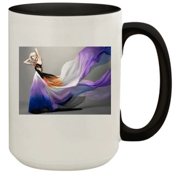 Agyness Deyn 15oz Colored Inner & Handle Mug