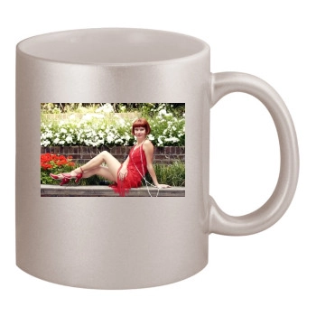 Amanda Holden 11oz Metallic Silver Mug