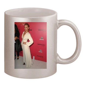 Amber Valletta 11oz Metallic Silver Mug