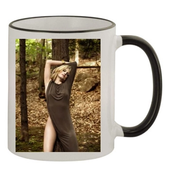 Amber Valletta 11oz Colored Rim & Handle Mug