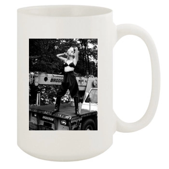 Amber Valletta 15oz White Mug